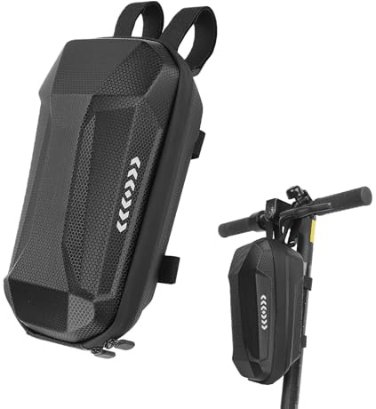 flintronic Sac de Scooter Électrique, 3 L Sac de Trotinette, Sacoche Guidon de Coque EVA Étanche, pour Xiaomi Mijia M365 Pro Sedway Ninebot ES1/2/3/4