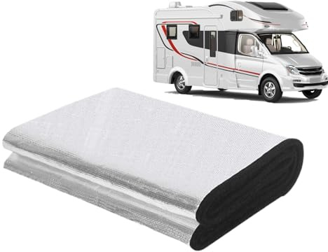 Housse de protection thermique pour batterie - 102 x 18 cm Protection flexible résistante au feu - Couverture d'isolation de batterie de voiture | pour camping-car, caravane, marine, temps froid