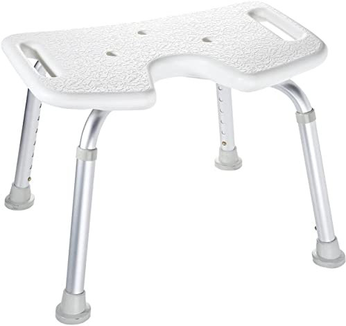 RIDDER Badhocker Duschhocker Duschstuhl Duschhilfe Badestuhl Duschsitz 110 kg weiß oder grau Polyethylen Aluminium