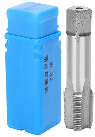 3/8-18 Gewindebohrer, G3/8 NPT Konisches Rohrgewinde, Gewindebohrer, 18 Zähne, Wasserrohr-Reparatur-Schraubgewindebohrer, Schnellarbeitsstahl, 1,41 Steigung, Gewindebohrer,