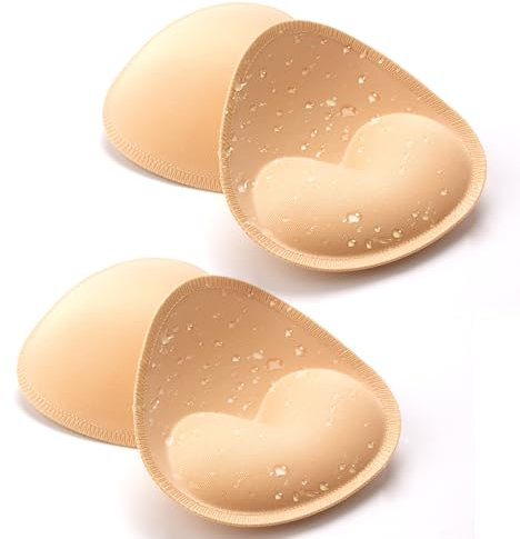 Nimiah Waterproof Swimsuit Bra Inserts Pads,Bra Inserts Push up for Women Sewn Padded for Bikini Sports Bra