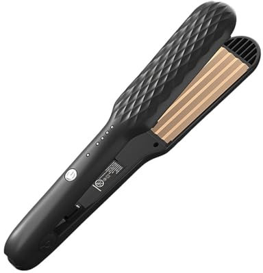 Vmxlso Piastra Frisè Per Capelli, Piastra Frise Capelli, Piastra per Frisè Capelli 4 Temperatura Regolabili, Riscaldamento Rapido, Piastra Capelli Frisè per Tutti i Tipi Di Capelli