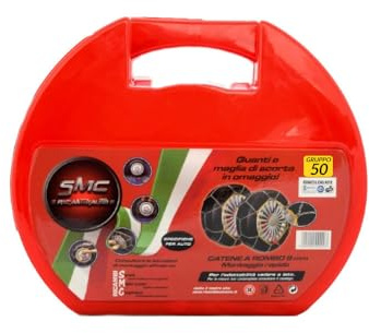 SMC Catene da Neve OMOLOGATE O-Norm TUV SMC 9mm Per Pneumatici 175/65 R 14