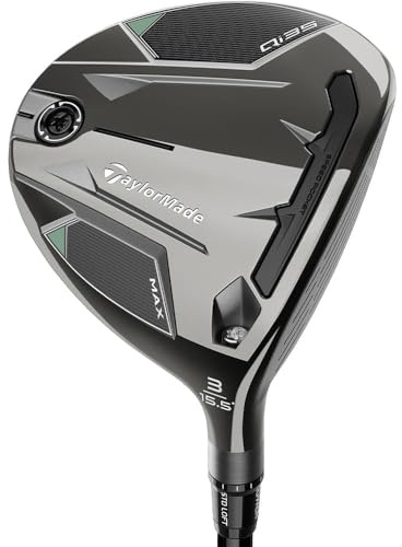 TaylorMade Qi35 Max Fairway Clubs de Golf pour Hommes, Gris Mat