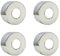 Hugwish Rosettes for Shower Fittings 3/4’ 27 mm x 66 mm x 30 mm in Height, 4 Pieces, Rosette for tap, Internal tap ø 26 mm, Rosettes for Fittings, Shower Fitting, Rosette for tap (27mm x 66mm x 30mm)