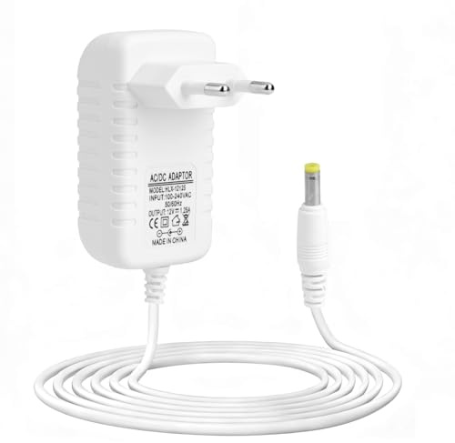 15W Netzteil für Echo Dot (3/4/5 Generation), 12V 1.25A Ladegerät Netzadapter für Echo Show 5 (1/2 Gen) Echo Dot Kids Edition (3 und 4 Generation) Echo Spot 1,5m Netzkabel