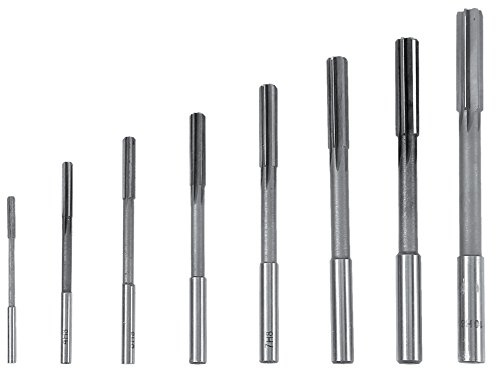 8 Pieces HSS H8 Cylindrical Shank Chucking Reamers Reaming Tools Set For Metal Woodworking 3/4/5/6 7/8/9/10mm