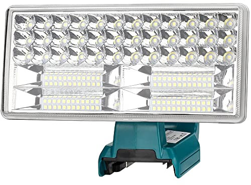 YEX-BUR LED Work Light for Makita 18V Li-Ion Battery, 40W 4200LM Bright Handheld Flashlight Outdoor Jobsite Light Spotlight Floodlight with USB-A Port for Car Repairing, Camping, Emergency