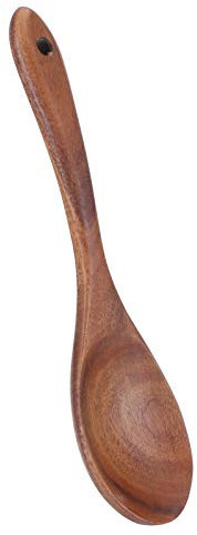 Cucchiaio di Teak Cucchiaio di Legno Stoviglie Cucchiaio da Insalata Cucchiaio da Cucina Legno di Teak Forchetta da Insalata Stoviglie Cucina Cucchiaio di Legno (Cucchiaio da