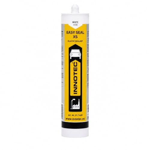 Innotec Easy Seal XS - Sigillante in silicone per sanitari, sigillante per interni ed esterni, silicone per sigillatura e stuccatura in sanitari e cucina, silicone per costruzione di alta qualità,