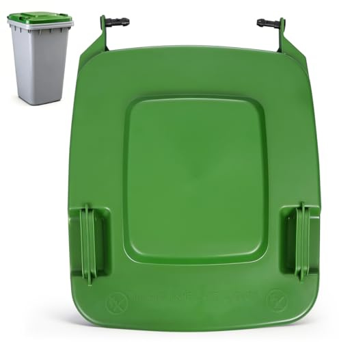 Alipis Trash can Replacement Lid Large Plastic Garbage can Lid for Waste Bin Easy-Clean Seamless Cover Prevents Water Pooling Only 26.77 X 21.65 X 1.97 in
