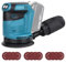 Orbital Sander Cordless Sanding Machine, Compatible with Makita 18V Battery, 6 Variable Speeds, Up to 15000RPM, 125mm Sanding Pad, Dust Collection, Perfect for Wood and Steel Surfaces, without Battery