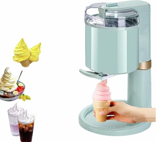 BGVYFXEZ Mini Machine À Glace Domestique, Machine À Crème Glacée Molle, Sorbetière Maison