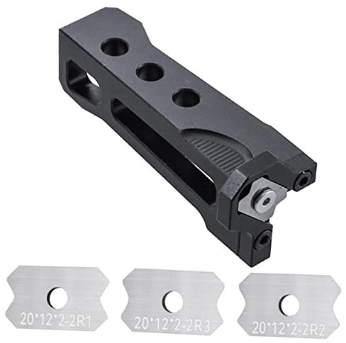 LALAFINA Rabot à Main 4 Pièces pour Travaux de Outils à Main Manuels pour Ébarbage et Lissage Fabriqué en Aluminium et Acier au Tungstène pour Bricolage et Finition