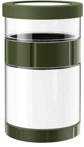 ZYHARUKO Tarro de fermentación de vidrio con tapa de sellado de silicona de amplia apertura, antideslizante, recipiente de almacenamiento de pepinillos, apto para lavavajillas, tarro de decapado de