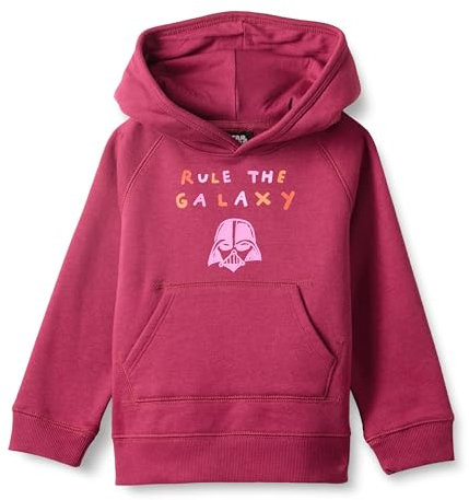 Amazon Essentials Disney | Marvel | Star Wars | Frozen | Princess Mädchen Fleece-Kapuzenpulli, Star Wars Rule The Galaxy, 8 Jahre