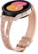 Tuocal Kompatibel mit Samsung Galaxy Watch 6 5 4 Armband 40mm 44mm, 20mm Glitzer Silikon Schlank Ersatzarmband für Samsung Galaxy Watch 4 Classic Armbänder 42mm 46mm Damen, Roségold
