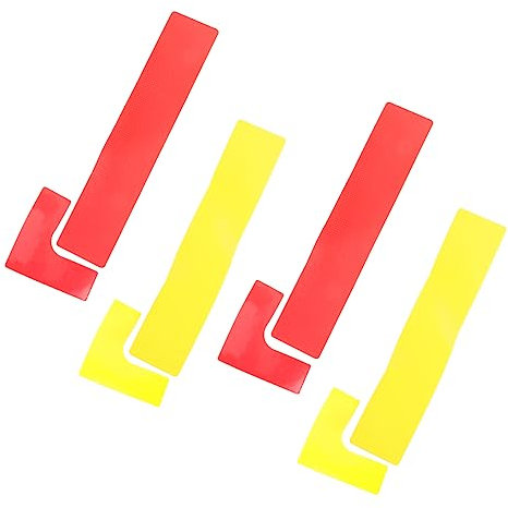 Toddmomy 8st Feldmarkierungslinie Fußball-trainingsmarkierung Marker Für Beweglichkeitspunkte Pickleball-Linie Im Freien Beweglichkeitsmarker Spielfeldmarkierungen Kind Stelle TPE Aufkleber