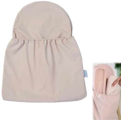NJCXOLA Almacenamiento para trona para niños, Almacenamiento para trona para bebé, lavable, para guardar toallitas, chupetes, biberones o baberos, 30 * 40cm, rosa