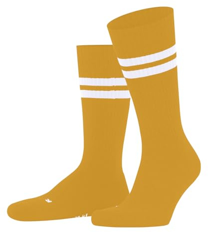 FALKE Dynamic U So algodón estampados 1 par, Calcetines Unisex adulto, Amarillo Sun Ray 1316, 39-41
