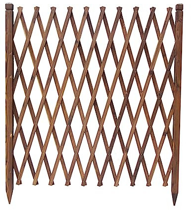 Enrejado de madera para plantas trepadoras para jardín, valla de privacidad, valla de celosía independiente para árbol de Navidad en el suelo
