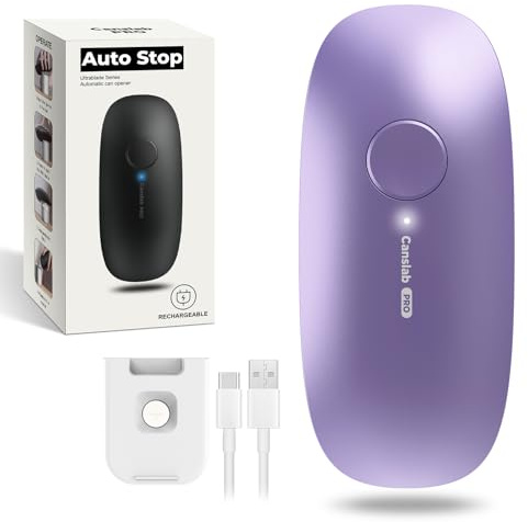 Canslab Ultrablade Pro Ouvre-boîte électrique, rechargeable par USB, arrêt