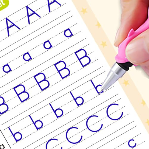 Cahier D'Écriture En Relief Pour | Pratique d'Écriture à Rainures pour - Cahiers Réutilisables Apprentissage Lettres 3-8 Ans Traçage Maternelle