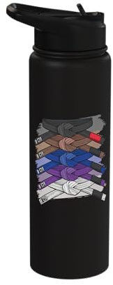 Judo Belts Stainless Steel Insulated Water Bottle