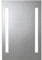 Croydex Thornton Bathroom Mirror with LED Lights, Battery Operated with Button Power Switch - Requires 8 x AA Batteries - LED Mirror Bathroom, Portrait Orientation Only, 60x40cm
