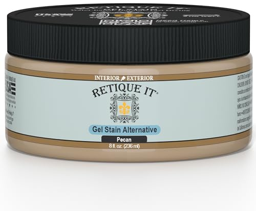 Retique It Water-Based Gel Stains (8oz, Pecan)