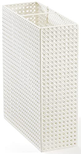 Kobolo Schirmständer Regenschirmhalter - PIOVERE - aus Metall - mit Lochmuster - beige