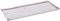 Brandsseller Deko-Tablett 44,5x18,5 cm Deko-Teller Dekoschale Aluminium Silber Rechteckig