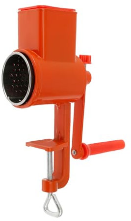 Hand Crank Grain Grinder Rustproof Aluminum Grain Mill Multifunctional Corn Grinder with Handle Easy to Use Manual Food Mill Reusable Hand Grain Grinder Mill Practical Nut Grinder for Nut Wheat Spice