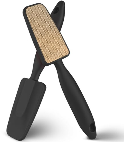 LOPHE Professionale Lima per Piedi, Lima per Piedi di Vetro Raspa Piedi Nano, Togli Calli Piedi Della Pelle Dura, Piede File Pedicure per Rimozione Pelle Morta (Nero)