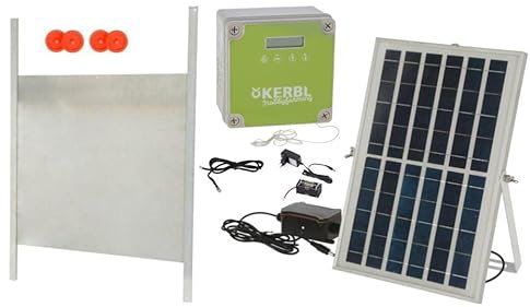 Automatische Solar-betriebene Hühnertür, Hühnerklappe mit Lichtsensor und Zeitsteuerung