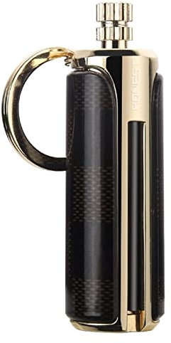 YHSGY 2023 Briquet d'allumette Permanent, Briquet en métal étanche réutilisable, équipement de Survie d'urgence de Camping (sans Carburant) (Color : A)