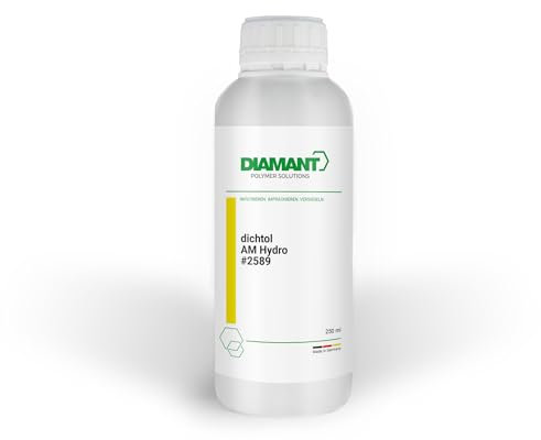 DIAMANT dichtol AM Hydro 250 ml – Scellant à base d'eau pour impression 3D | Gaz & étanche | Sans solvant | Pour pièces d'impression PLA, ABS, FDM et SLS | Imperméabilisation et fabrication additive