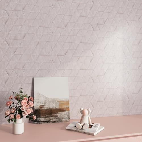 FunStick Carta da Parati Adesiva Muro Viola Chiaro Carta da Parati Cameretta Lilla Pellicola Adesiva per Pareti Camera da Letto Bambini Pellicola adesivo Decorativa per Pareti Viola Salotto 40CM×2M