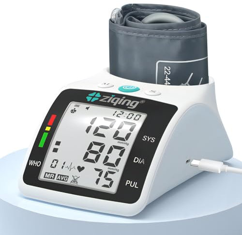 Blood Pressure Monitors, Double love Blood Pressure Machine Bp Cuff Automatic Upper Arm with 9”-17.3 inches Adjustable Automatic High Blood Pressure Cuff for Home Use 2 x 99 Sets Memory