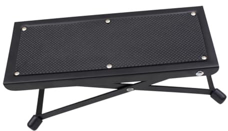 VICASKY Gitarren-fußhocker Für Gitarristen Faltbarer Gitarrenhocker Aus Robustem Material Komfortabel Für Üben Und Auftritte Platzsparend Zu Verstauen