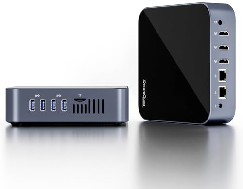 DreamQuest Mini PC Windows 11 Pro vorinstalliert Intel 12.Gen N95(bis zu 3,4GHz) 32GB DDR4 RAM 1TB M.2 SSD Micro Desktop Computer,4K HDMI/USB 3.2/Gigabit Ethernet/WiFi 5/für Business Heimkino