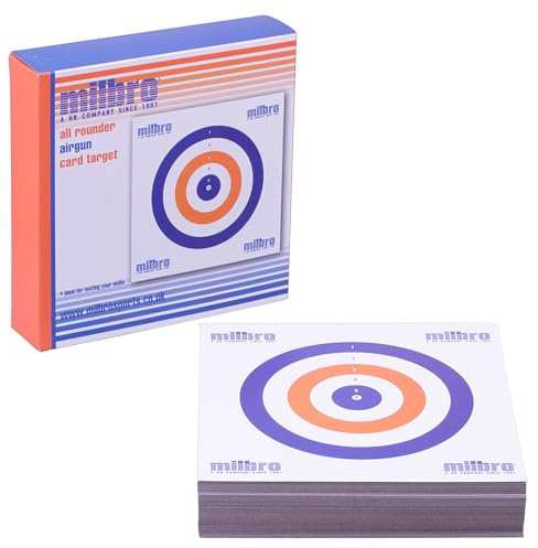 SMK RWB THICK CARD 14cm Airgun Air Rifle Pistol Targets Hunting Practice Shooting 100 Pk