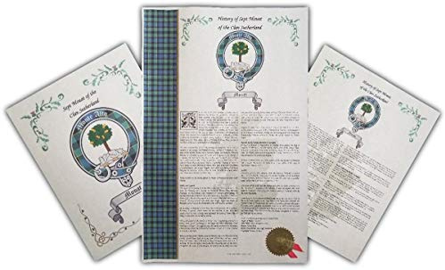 Lopper of the Clan Napier - Scottish Clan & Sept History 3 Print Combo - Tartan, Buckle, Crest, Last Name Surname Meaning, Genealogy, Family Tree Research Aid, Roots, Ancestry, Ancestors and Namesakes