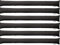 REDBEST Zugluftstopper - Türstopper - Windstopper - Luftzugstopper - Windschutz - für Fenster und Türen Serie Seattle - Premium-Qualität - mit Beschwerung anthrazit Größe 150x10