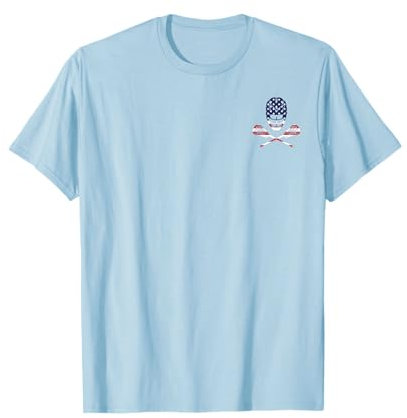 Lacrosse Lax Helm-Schläger mit amerikanischer Flagge, für Jungen und Herren T-Shirt
