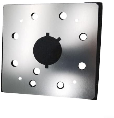 Shophubio Orbital Sander Pad and Backing Plate – 1/4 Inch Sheet Sander Replacement Pad, 8-Hole Square Design for DW411 Type 1-3, DW412, BD5000, D26441 & 2711