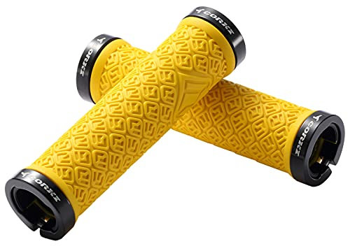 Corki Mountain Bike Grips,Double Lock on Locking Bicycle Handlebar Grips for MTB,Downhill
