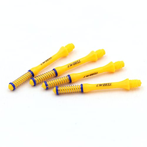 CUESOUL TERO AK7 Dart Shafts Built-in Spring Telescope for Steel Point Arrows and Soft Pointed Arrows, Set of 4 pFCS（FCS-AK7+4XB32）