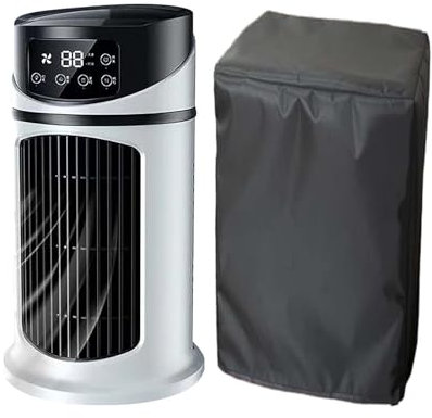 Mini Climatiseur Portable, Climatiseur Mobile 3 en 1 Refroidisseur d'Air Portable 300ML, Minuterie, USB Air Climatiseur Ventilateur avec Poignée, Bureau, Salon, Chambre, Cuisine