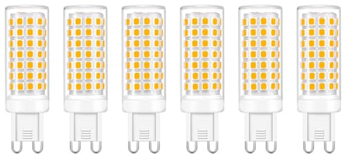 Low Voltage LED G9 LED Bulb 12V-24V AC/DC, G9 Bi Pin Base Dimmable 5W (50W Halogen Bulb Replacement) Warm White 3000K 400 Lumen Light Bulb for RV Camper Marine Boat Yacht (3000K-Warm White, G9)